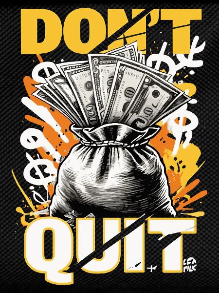 Don't Quit – Money Motivation Design