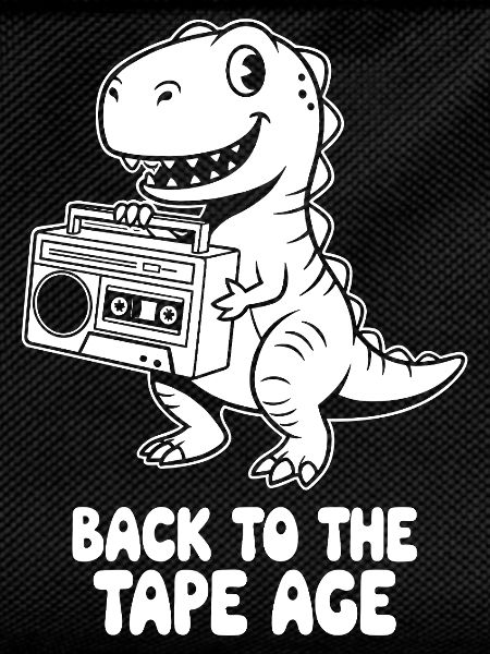 Dino Boombox Tape Era