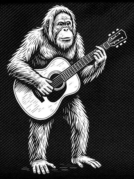 Orangutan Guitar Serenade