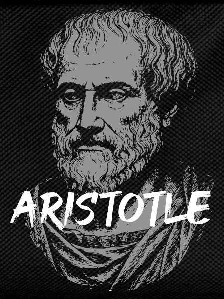 Aristoteles-Silhouettenporträt