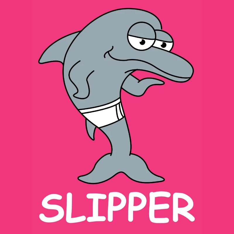 Slipper Delfin In Badehose