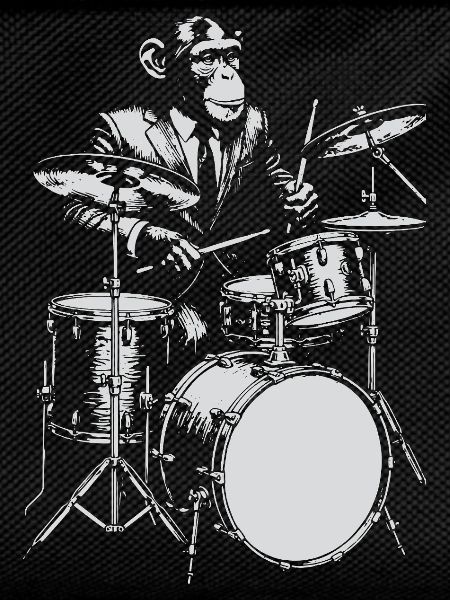 Monkey Jazz Drummer