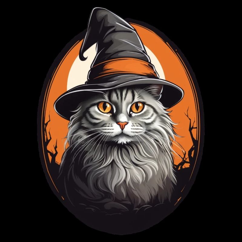 Halloween Katze