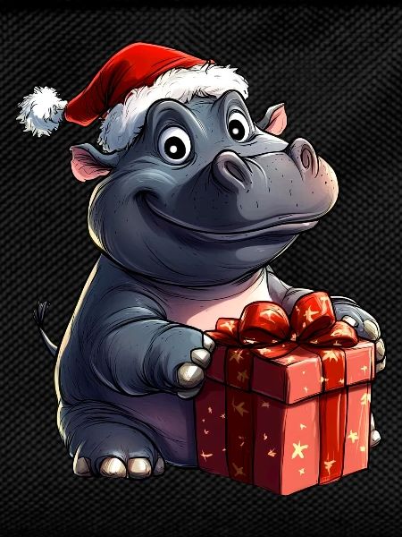 Hippos Christmas