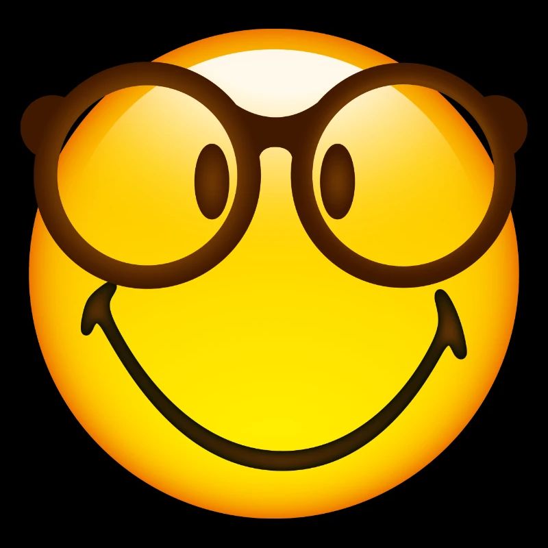 Smiley Glossy Nerd