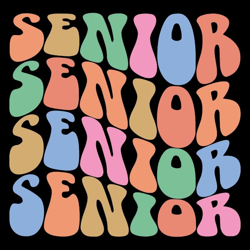 Senior - Student Class Retro Graduation Party Geschenk