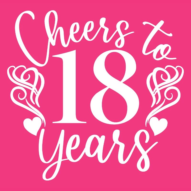 Vive le 18e anniversaire de 18 ans