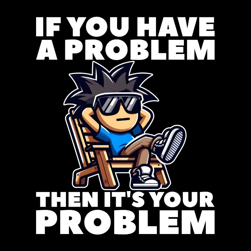 IF YOU HAVE A PROBLEM, THEN IT'S YOUR PROBLEM