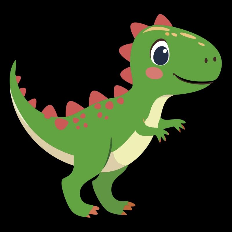 Düwex – Der coole T-Rex mit roten Zacken