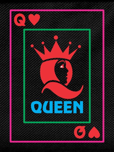 QUEEN playing card