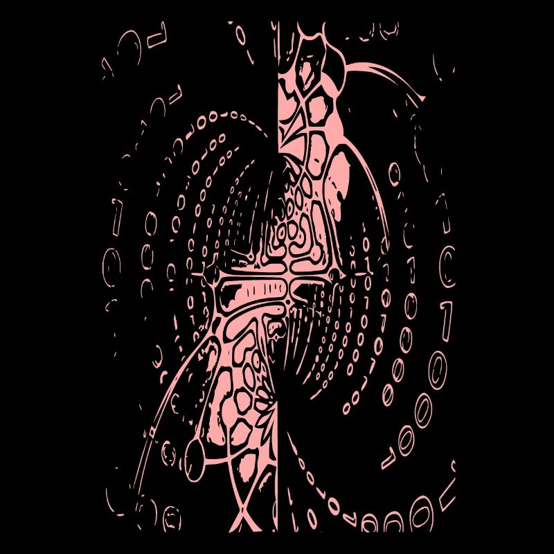 Spirale der Bytes: Meditationsfigur