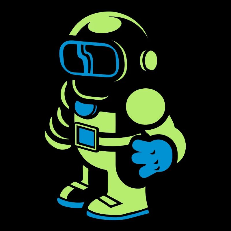 Cartoon Spaceman Astronaut