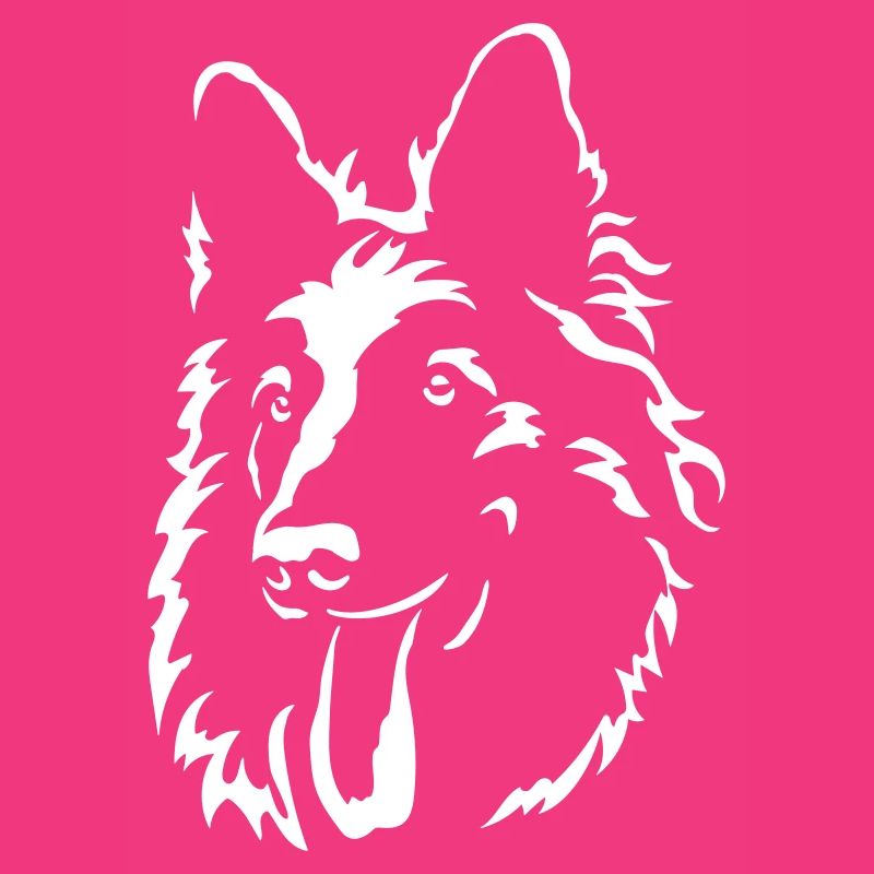 Swiss Shepherd Head "Black Edition"