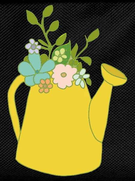 giesskanne blumen