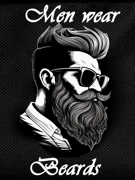 Men wear beards white