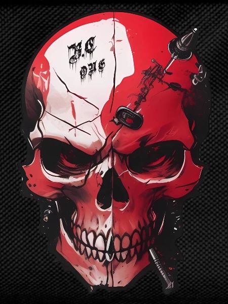 Skull with Evil Eye
