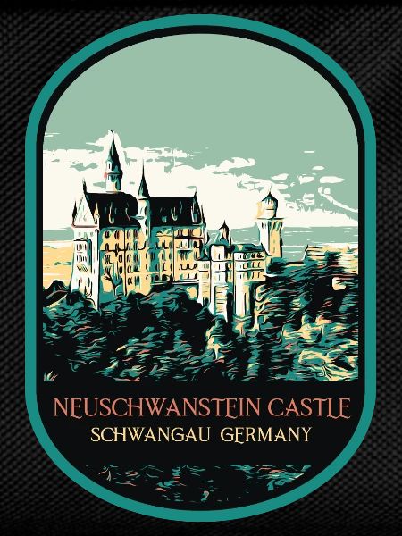 Neuschwanstein Castle Silhouette