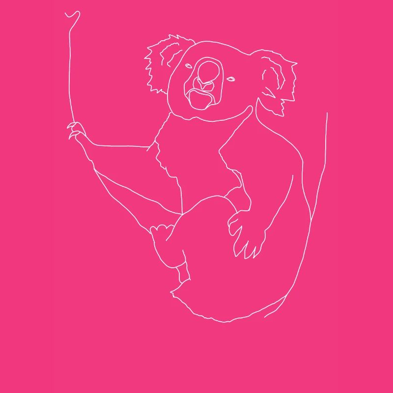 Koala lineart
