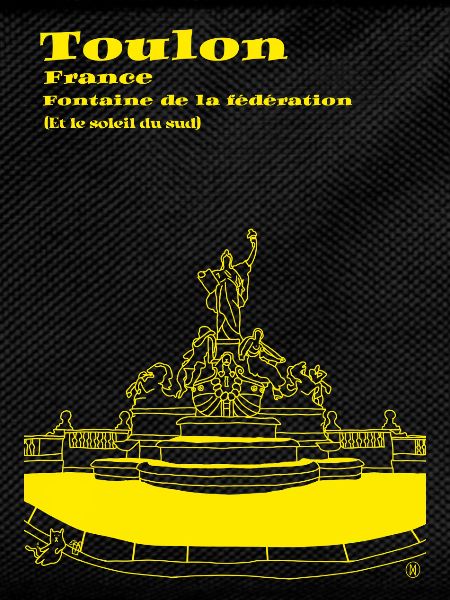 Toulon and its fountain