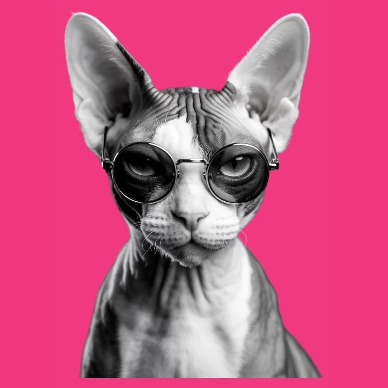 Sphynx peu impressionné