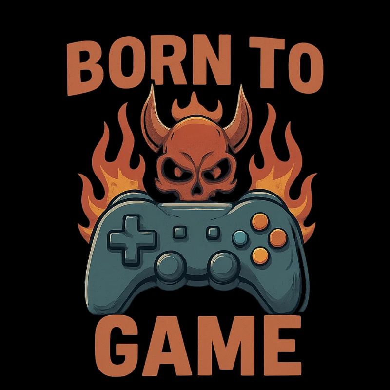 Born to Game – Fire Skull Controller