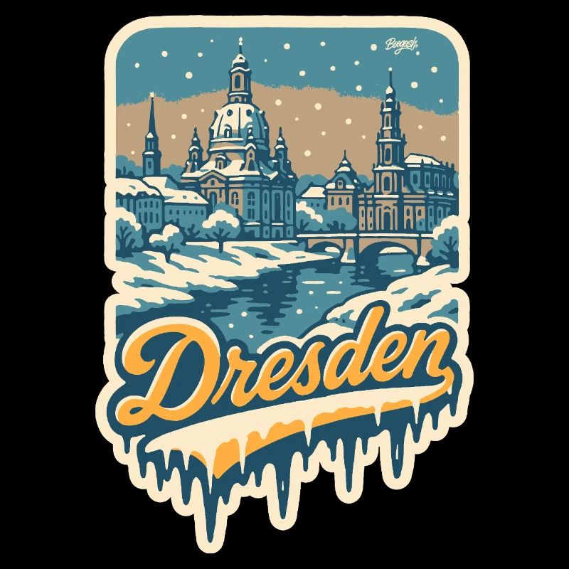Wintry Dresden – Old Town in the Snow