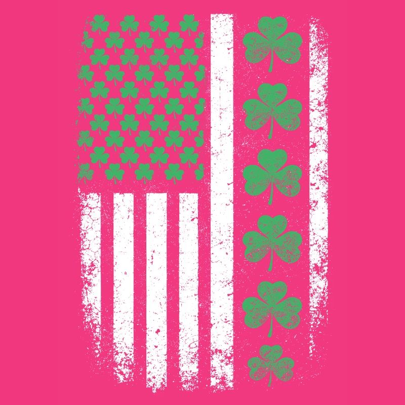 Drapeau américain du Trèfle Saint-Patrick