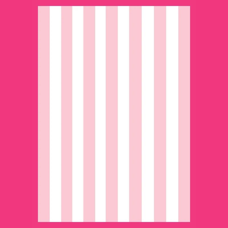 Stripes - pink white personalizable