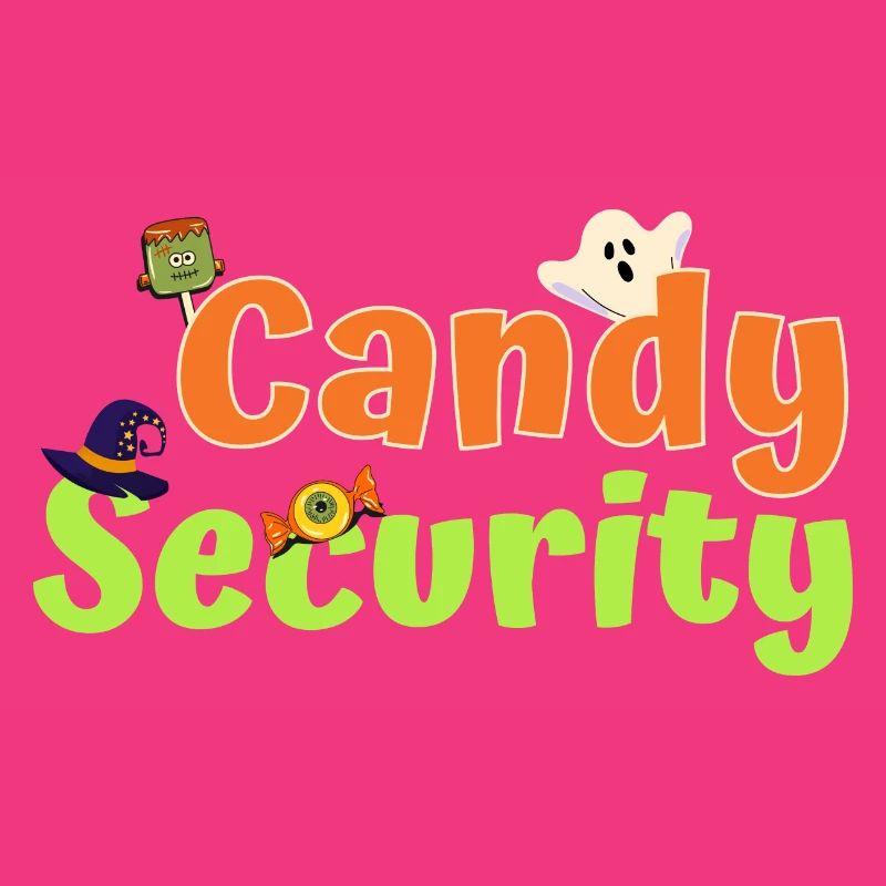 Lustiges Halloween-Kostüm Candy Security