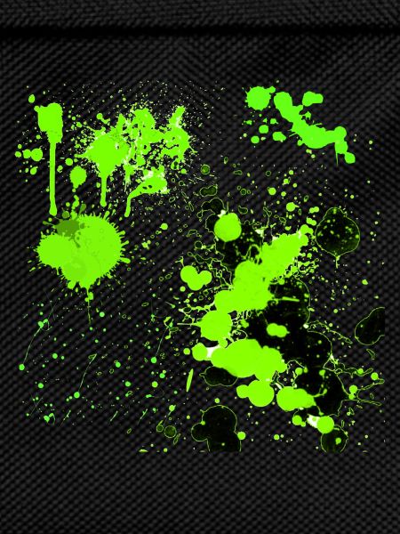Green splatter