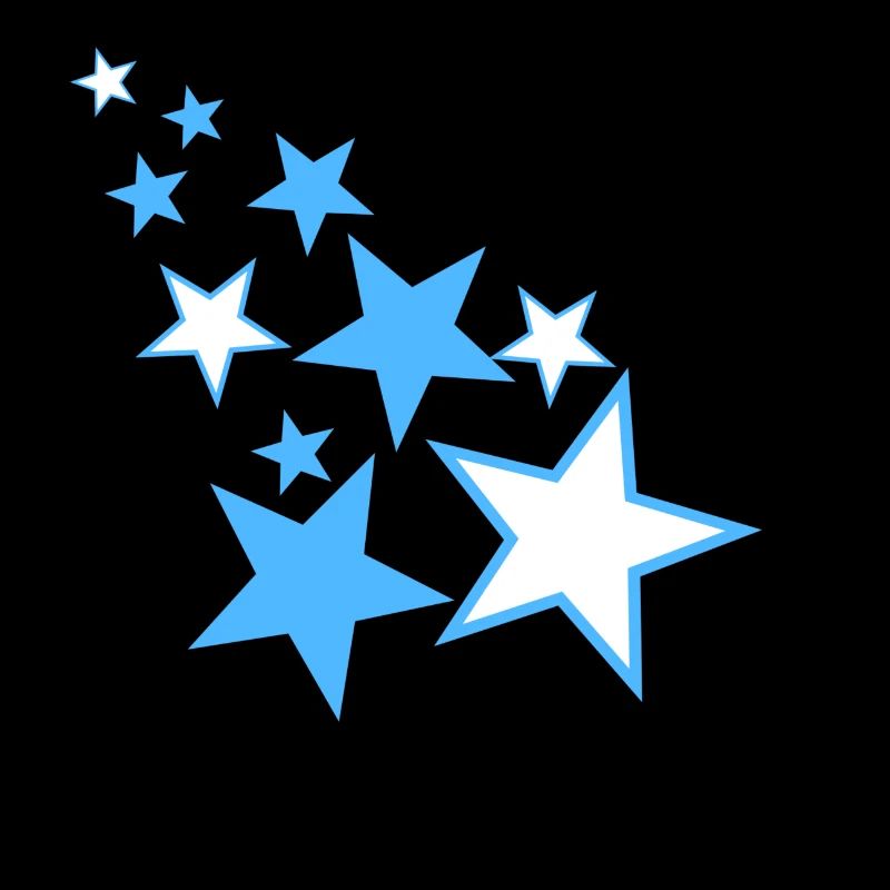 Blauer Sternregen/Blue Starrain