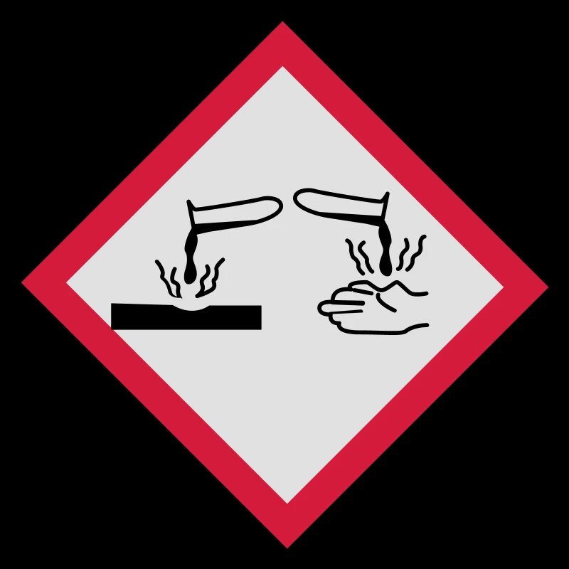 Gefahrstoffe ätzend