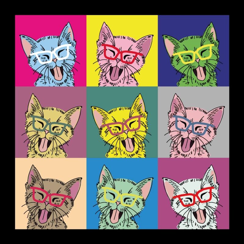 Katzen Pop Art