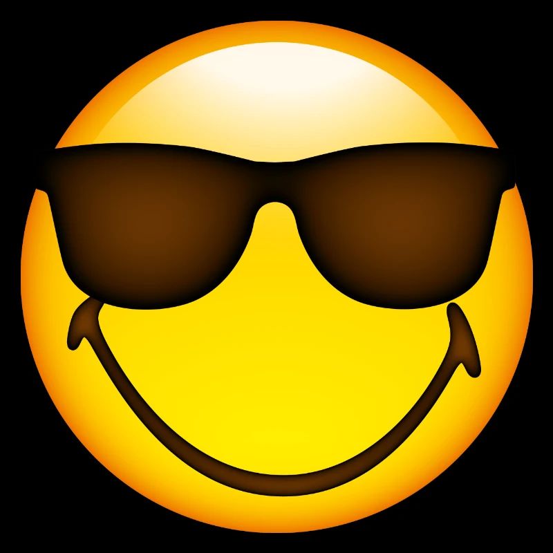 Smiley Glossy Sunglasses