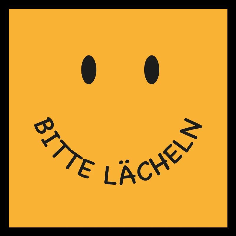 Bitte lächeln Gesichtsmaske