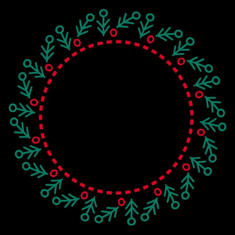 Neujahrs- und Weihnachtskranz