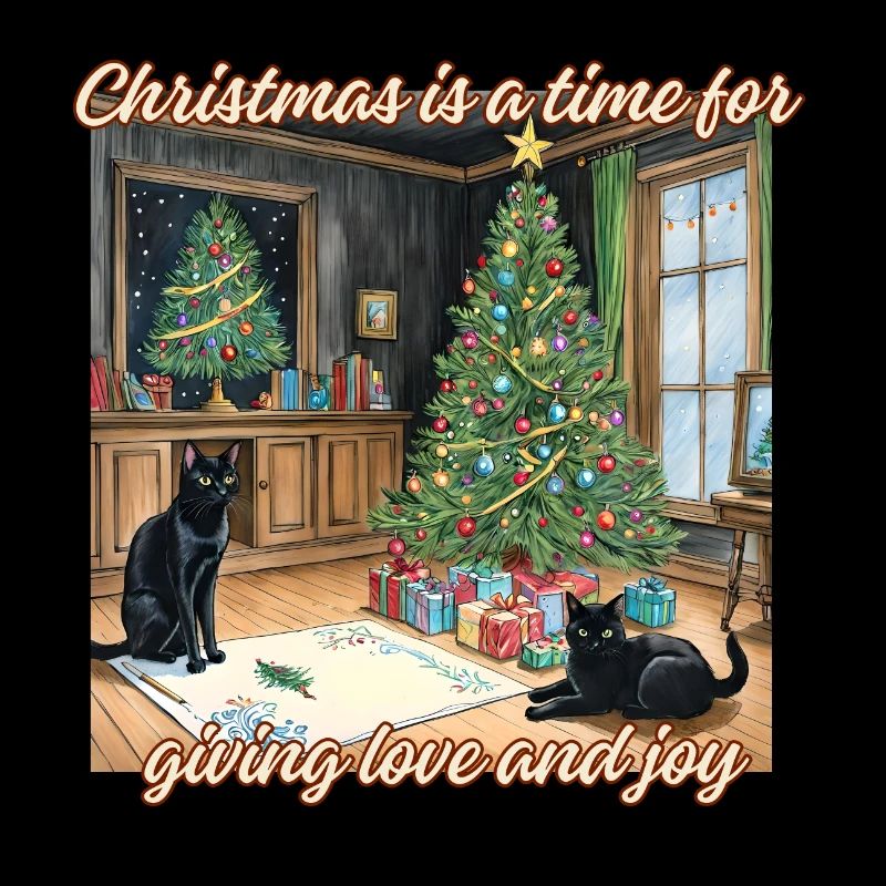 Chats de Noël