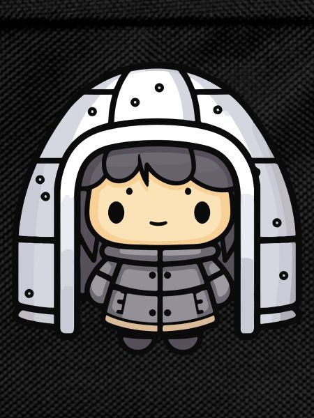 Igloo Eskimo Winter Comic