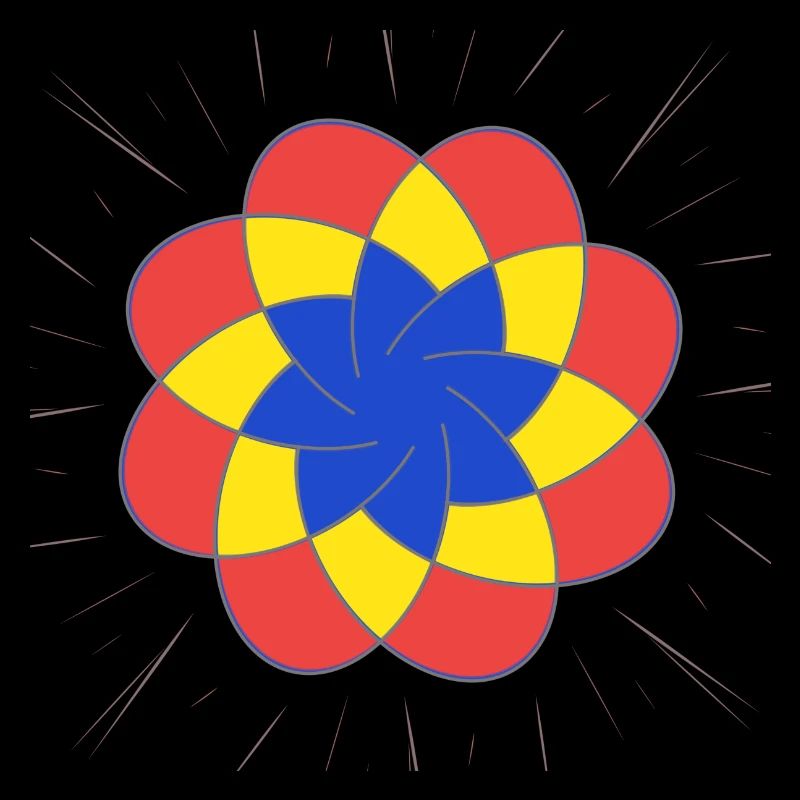 Abstract with a pattern