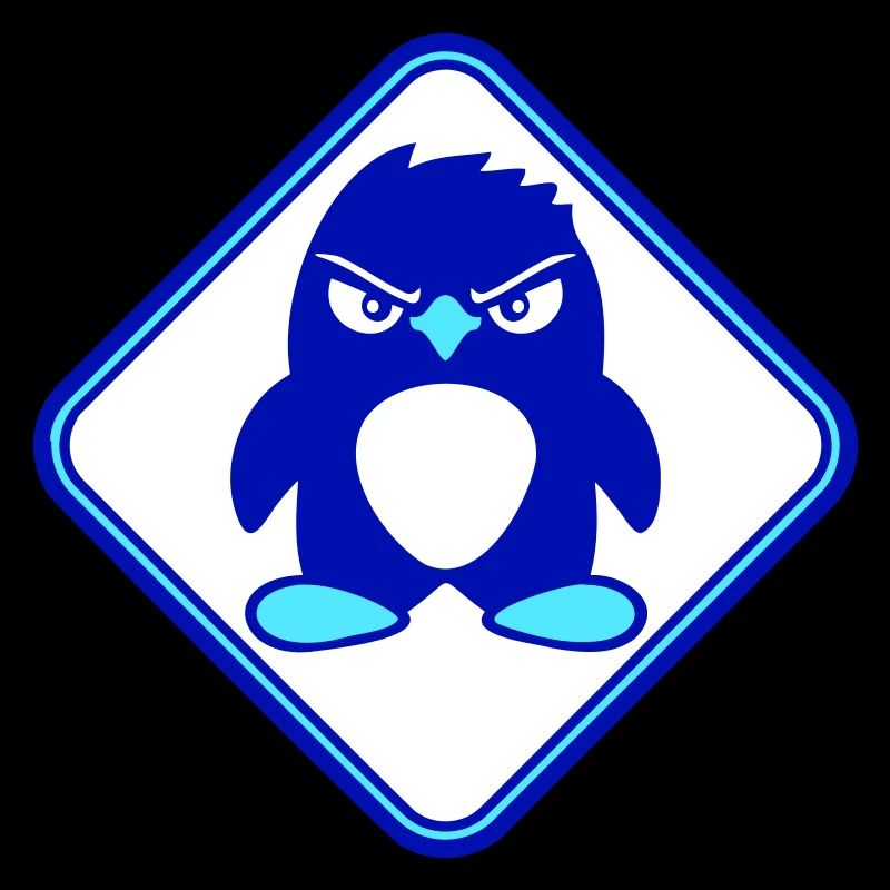 Pingouin Mal Danger Signe Attention Cool