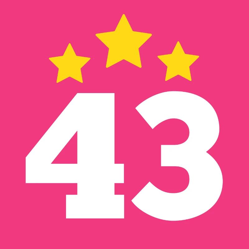 43 Years Star - 43rd Anniversary Gift