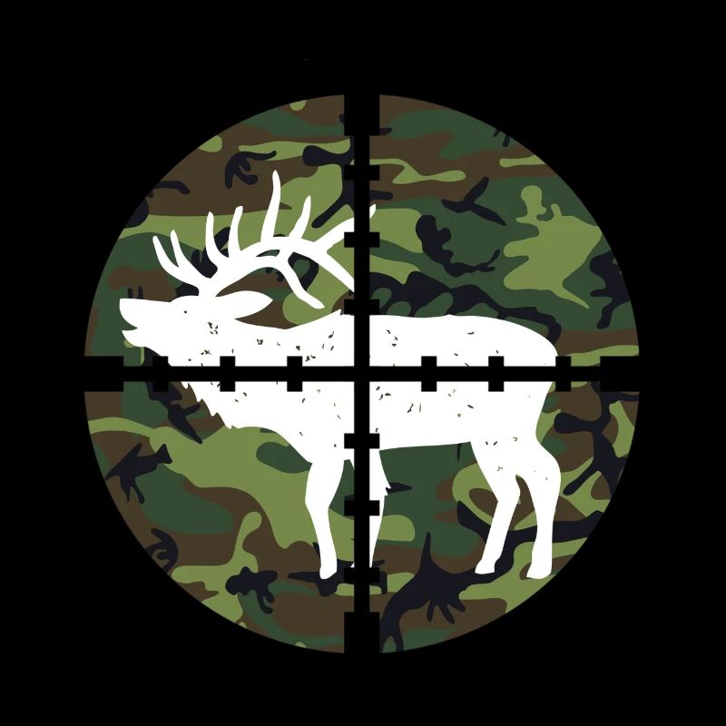 Hunter Hunting Moose
