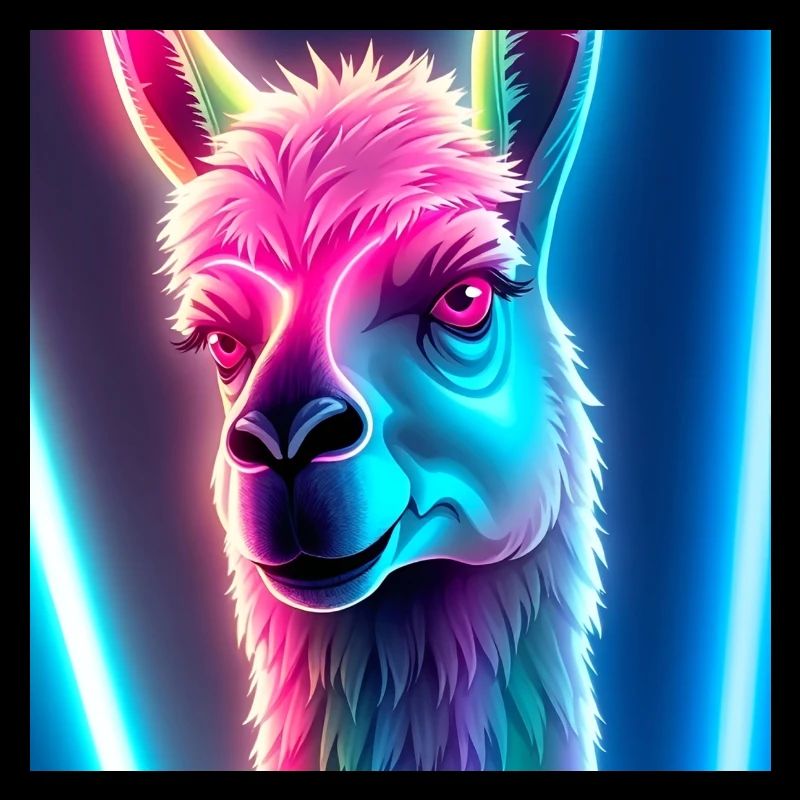 Neon llama