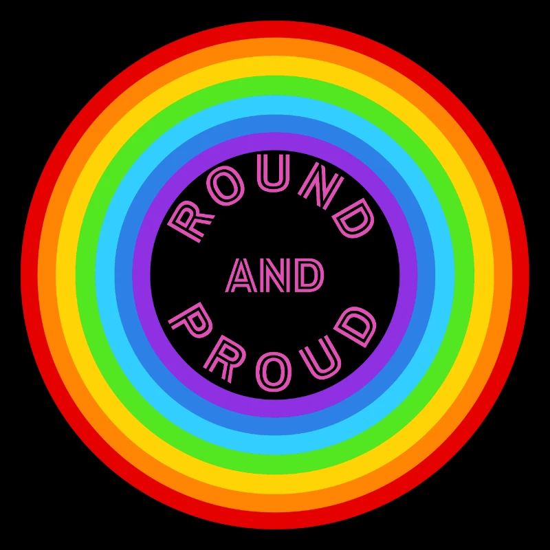 Round and proud! LGBTQ+, CSD, Regenbogen