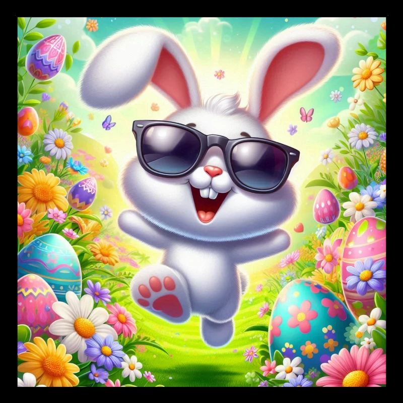 Fröhlicher Osterhase