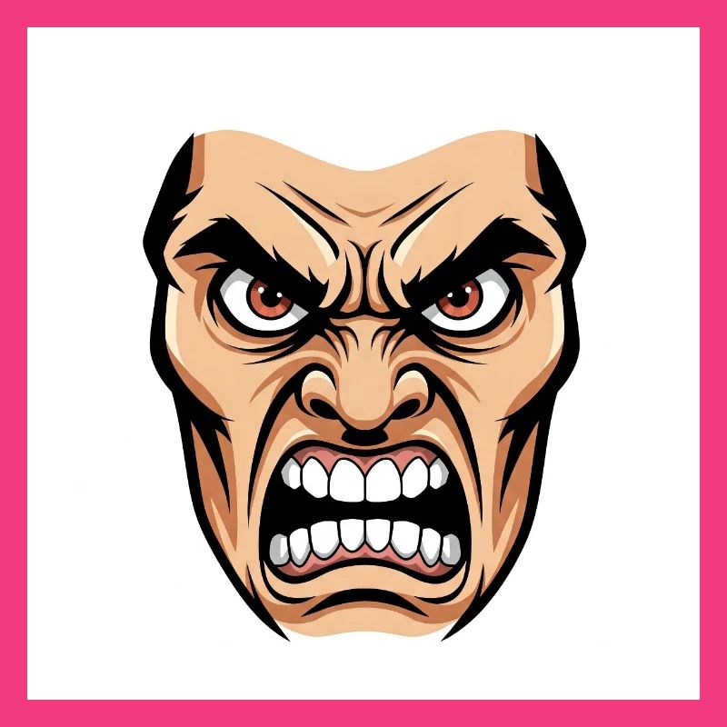 Die Essenz des Zorns: Eine explosive Grafik