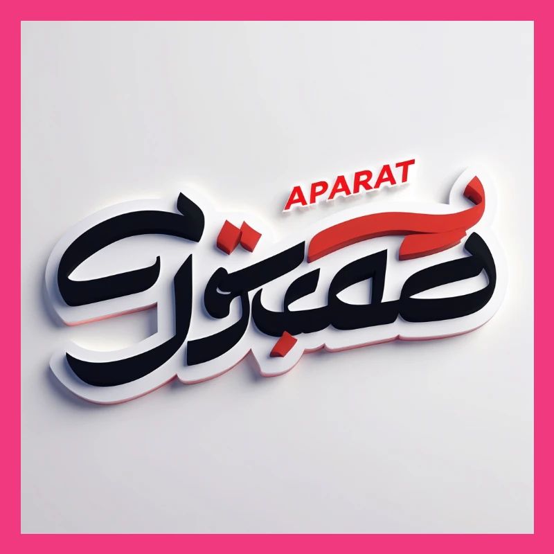 Stylized Satirical Logo for "Faraz Gostar" with Pe