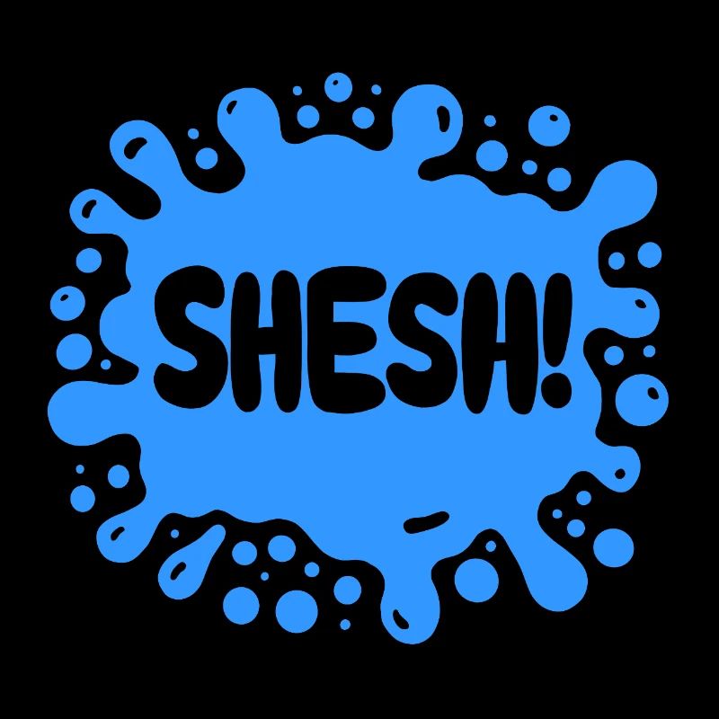 SCHEISSE! Blue Splat - Gen Alpha Phrase
