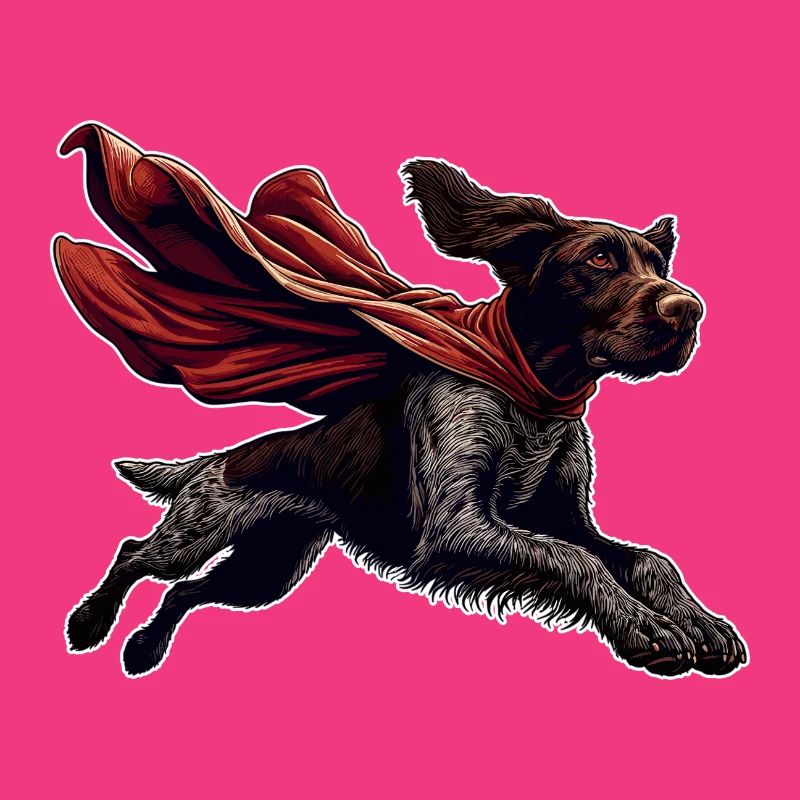 Super Hund Deutsch Drahthaar DD Pointer Geschenk