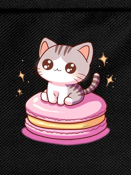 chat macaron